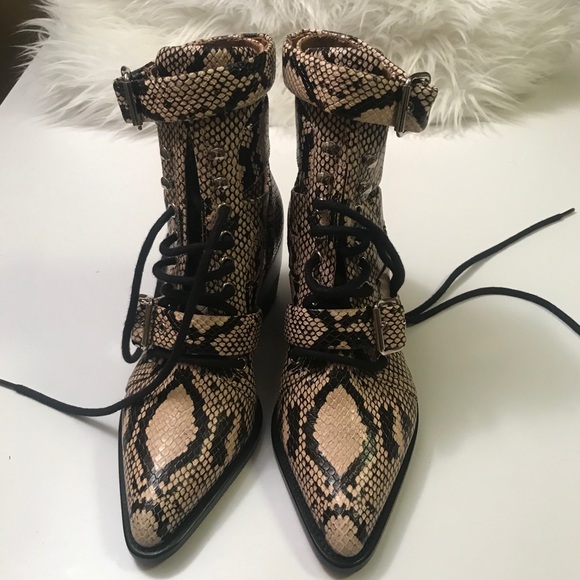 Chloe Pythons Calfskin Boots Size 7 new without bo - Picture 2 of 10